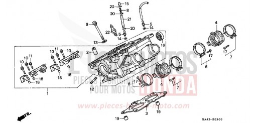 CULASSE CYLINDRE DROITE ST1100AS de 1995